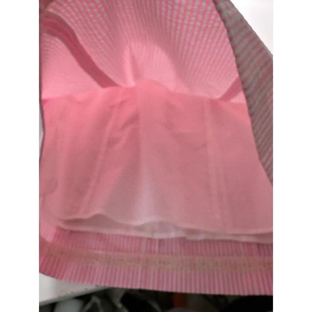 Lilly Pulitzer Maya Shift Dress White & Pink‎ Seersucker Size 0 NEW - Picture 10 of 12